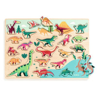 Thumbnail for Djeco - Wooden Puzzle Dinosaur