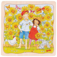 Thumbnail for goki layer puzzle sunflower