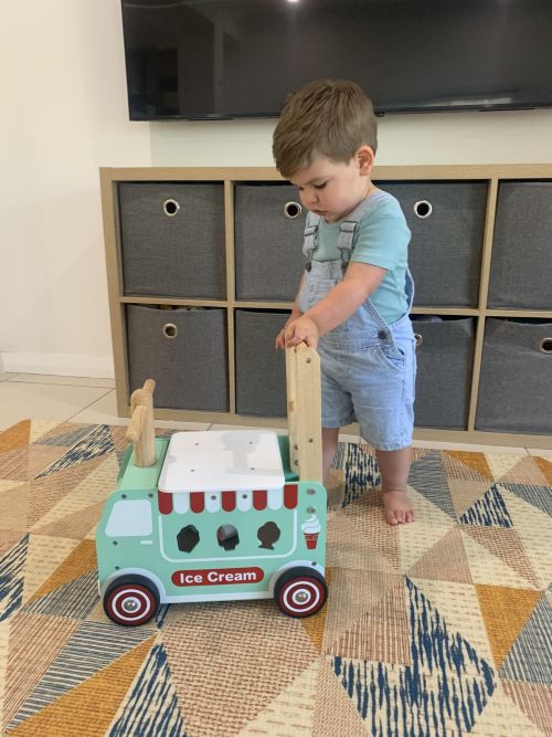 wooden walker ice cream truck