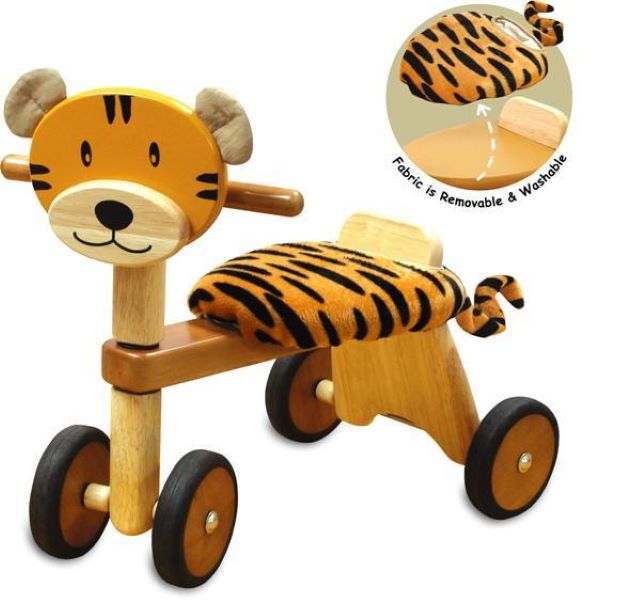 I'm Toy - Wooden Ride On Tiger