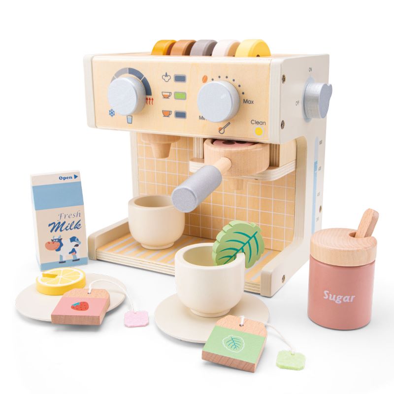 New Classic Toys - Café Coffee Maker - Wooden World