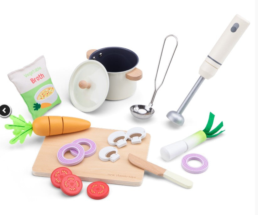 New Classic Toys - Soup Making Play Set