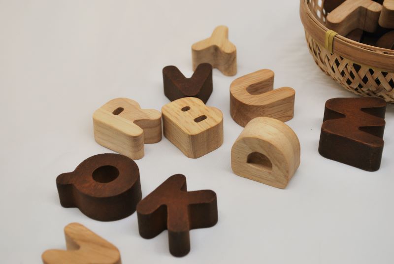 QToys - Wooden Capital Letters