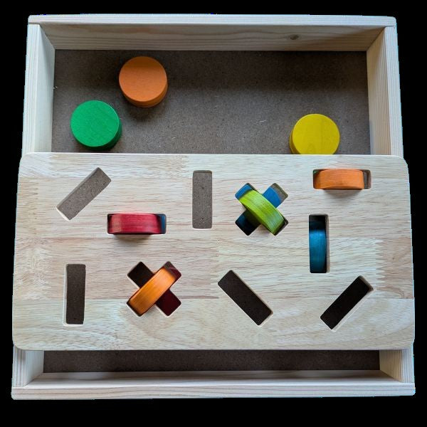 QToys - Montessori Sand Tray Inserts