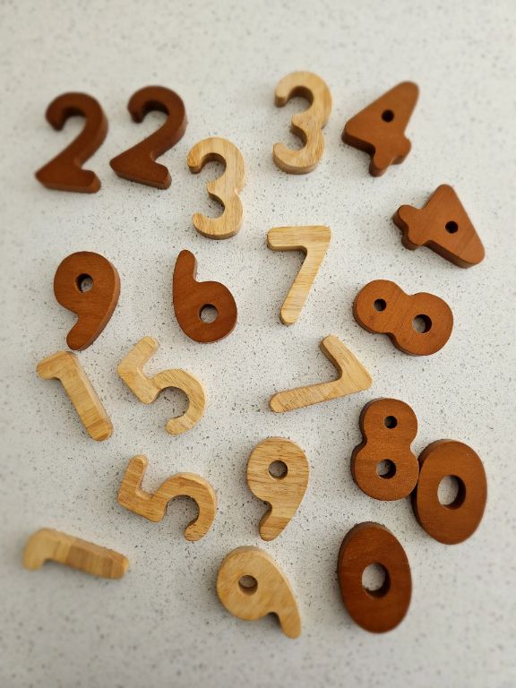 Qtoys - Wooden Number Set