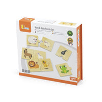 Thumbnail for Viga Toys - Mum & Baby Animal Puzzle