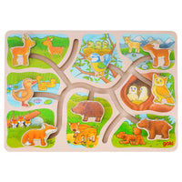 Thumbnail for Goki - Sliding Puzzle - who belongs to who - Wooden World