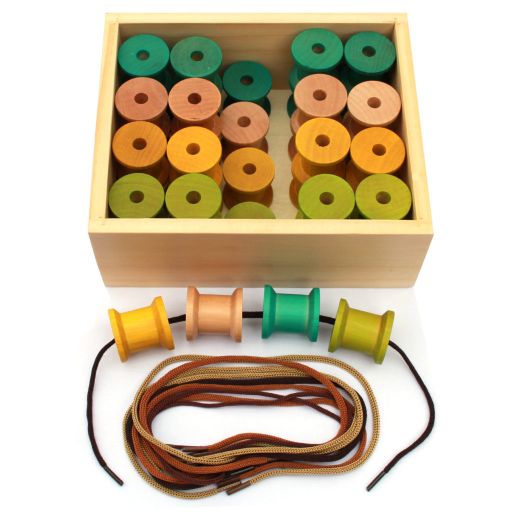 Freckled Frog - Wooden Threading Reels