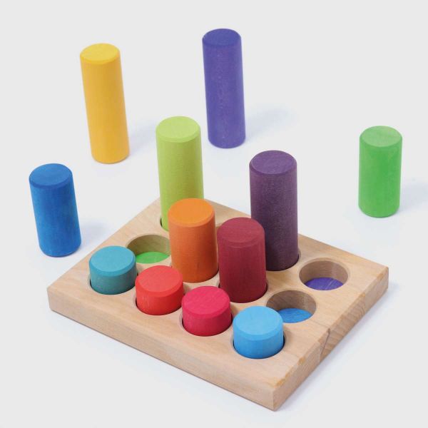 Grimm's - Stacking Game Small Rainbow Rollers