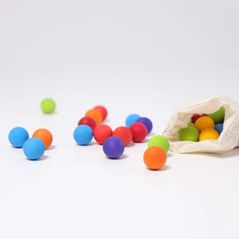 Grimm's - Small Wooden Marbles
