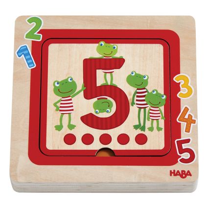 HABA -5 Layer Counting Puzzle - Wooden World