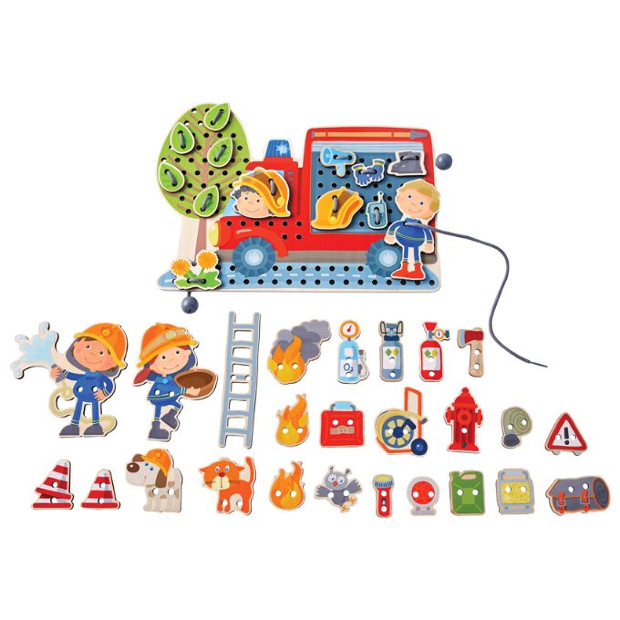HABA - Threading Game Fire Truck