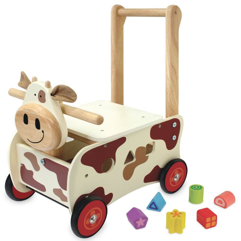 I'm Toy - Wooden Walk and Ride Cow