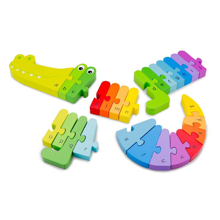 New Classic Toys - Alphabet Crocodile Puzzle