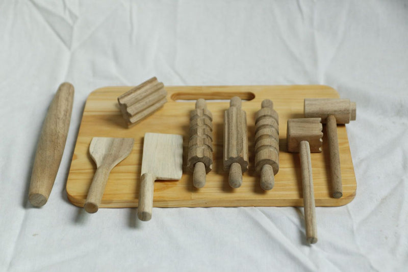 Qtoys Wooden Play Dough Kit