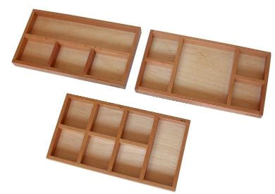 QToys - Montessori Sorting Trays (set of 3)