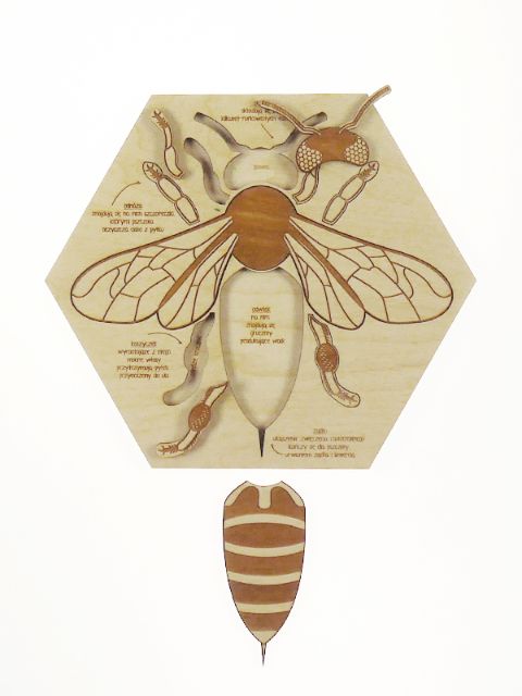 Stuka Puka - Busy Bee Wooden Puzzle