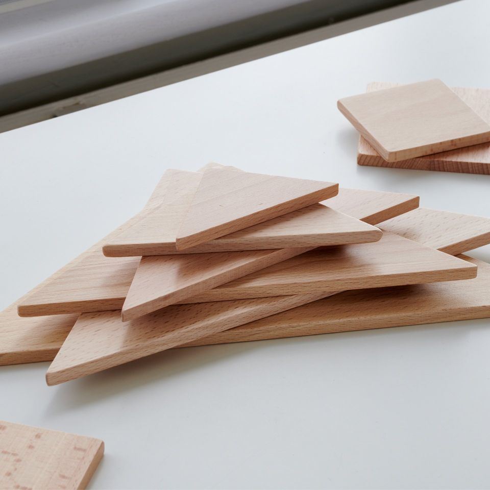 Panal Triangular TickiT - Natural Architect Triangular Panels - Wooden World