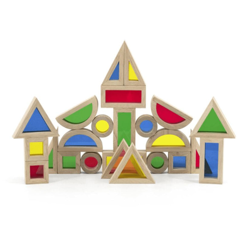 Viga Toys - Wooden Rainbow Blocks