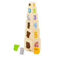 Thumbnail for wooden stacker shape sorter